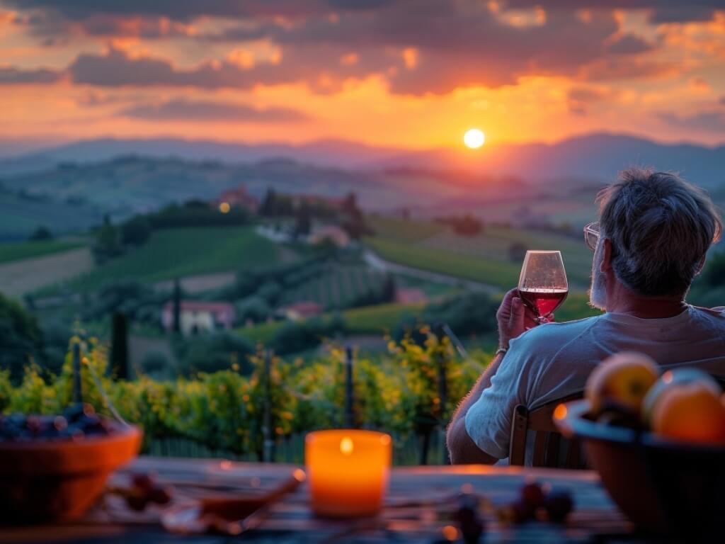 Degustazione di vini toscani